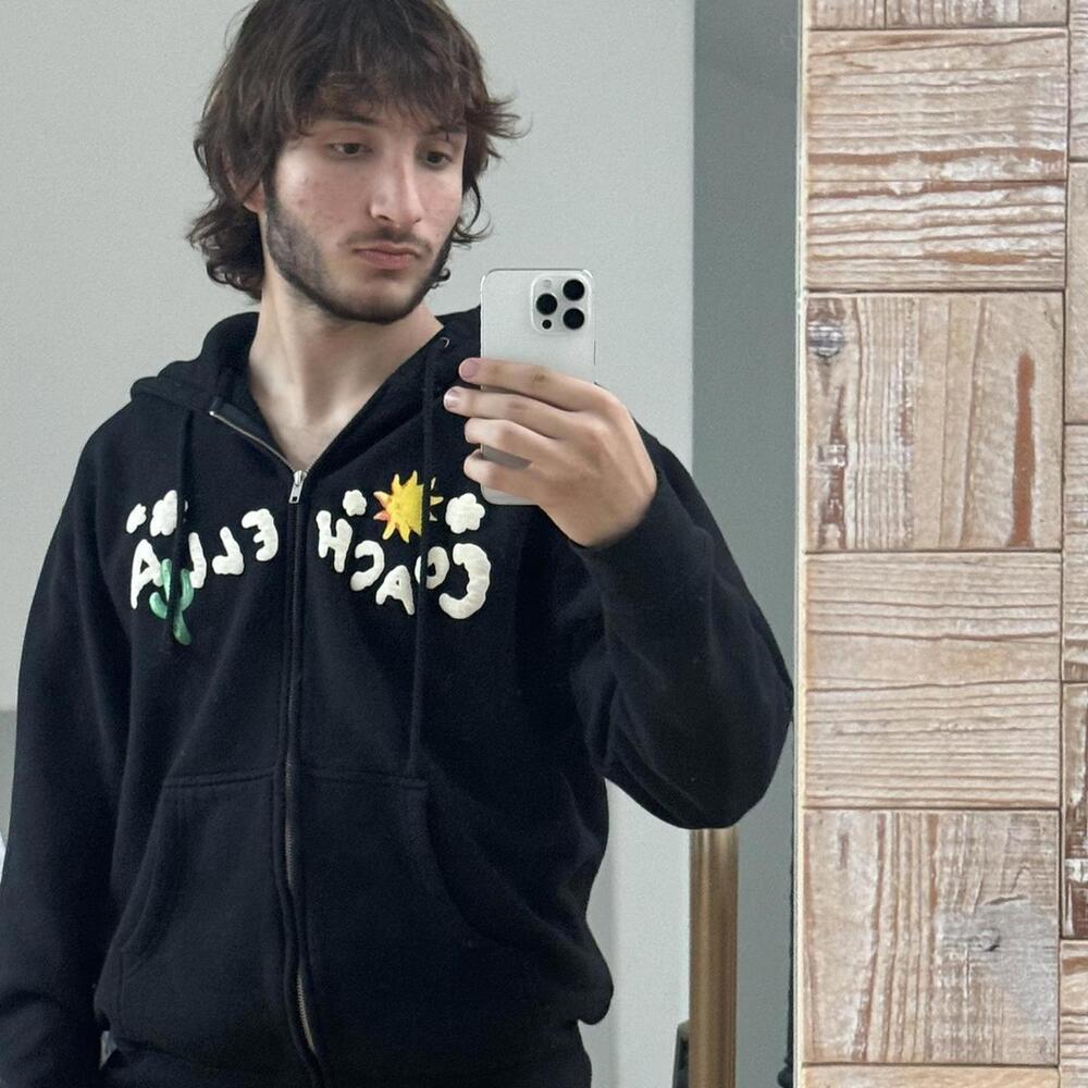 Coachella 2023 Clouds and Balloons Lineup Zip Up Hoodie